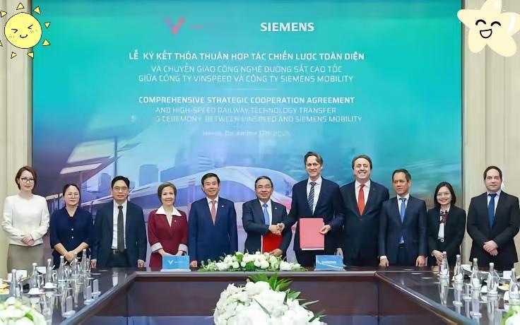 就在昨天越南和德国同时宣布了12月17日，据西门子交通官方公告，越南Vi