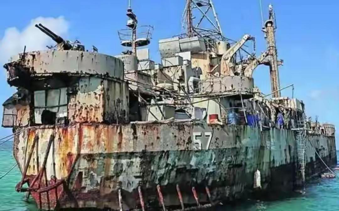 菲律宾怎么也没想到，费尽心机留的破船，最后却给我国铺了路。菲律宾的“马德雷山