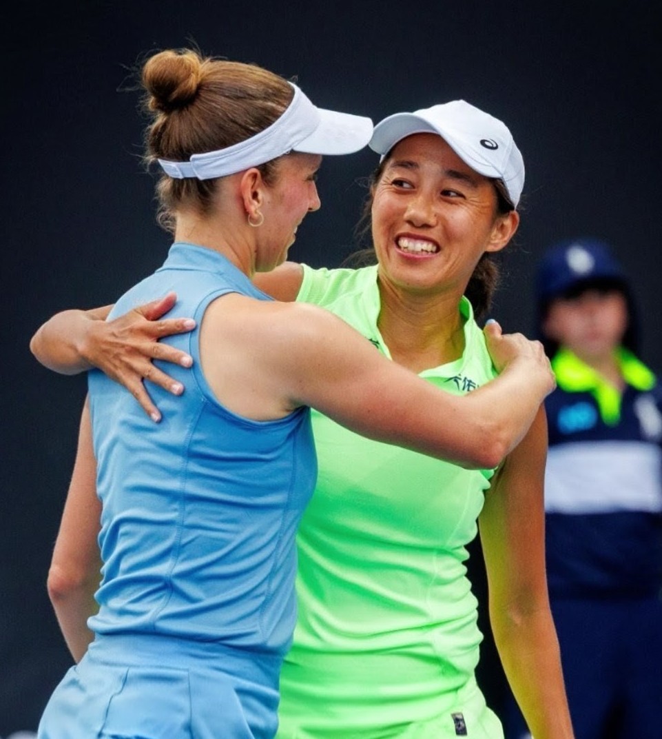 张帅组合进澳网女双八强张帅/梅尔腾斯进8强女双16进8，4号种子张帅/梅尔腾斯