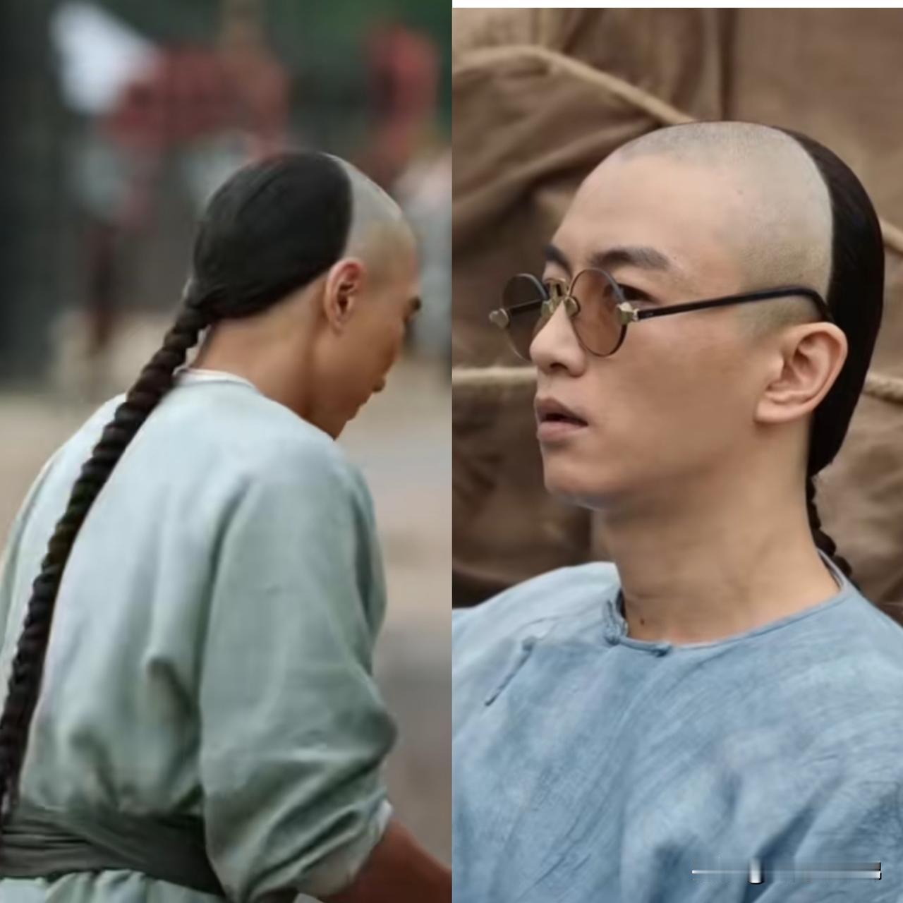 笑死，原来清朝的真辫子是这样的，电视剧还给它美化了！