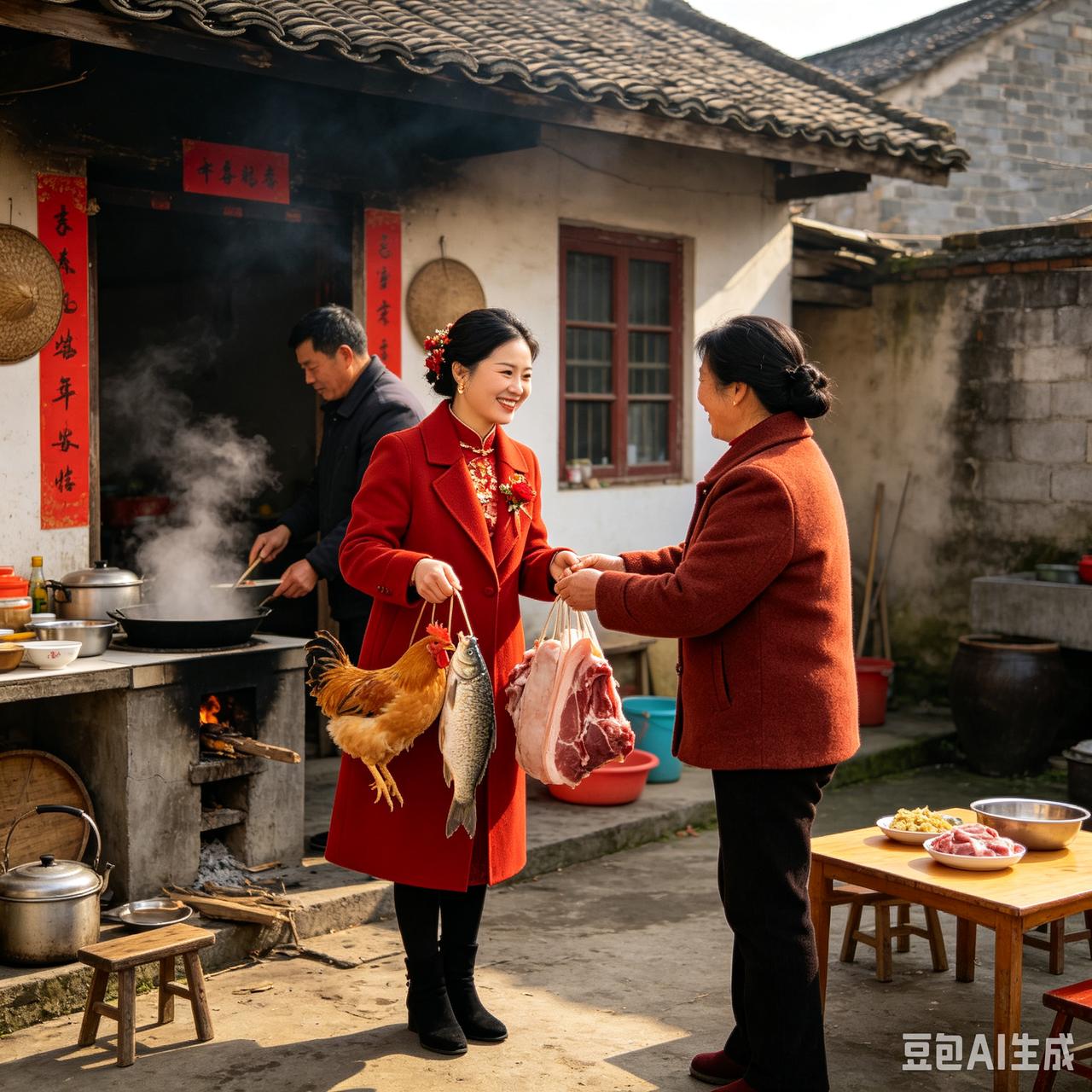 每次回娘家我带啥，弟媳就做啥，直到一次空手回家，我彻底懂了。回娘家吃饭，是很多