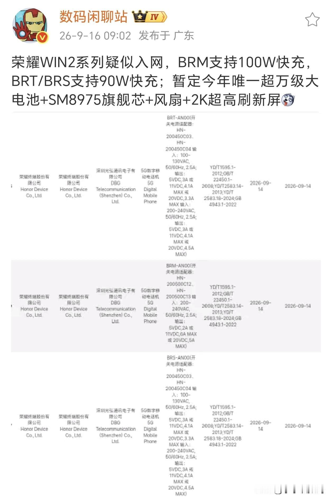 荣耀WIN2代有些以下犯上了，还好是线上款~处理器拿下了骁龙8EE6，还是同