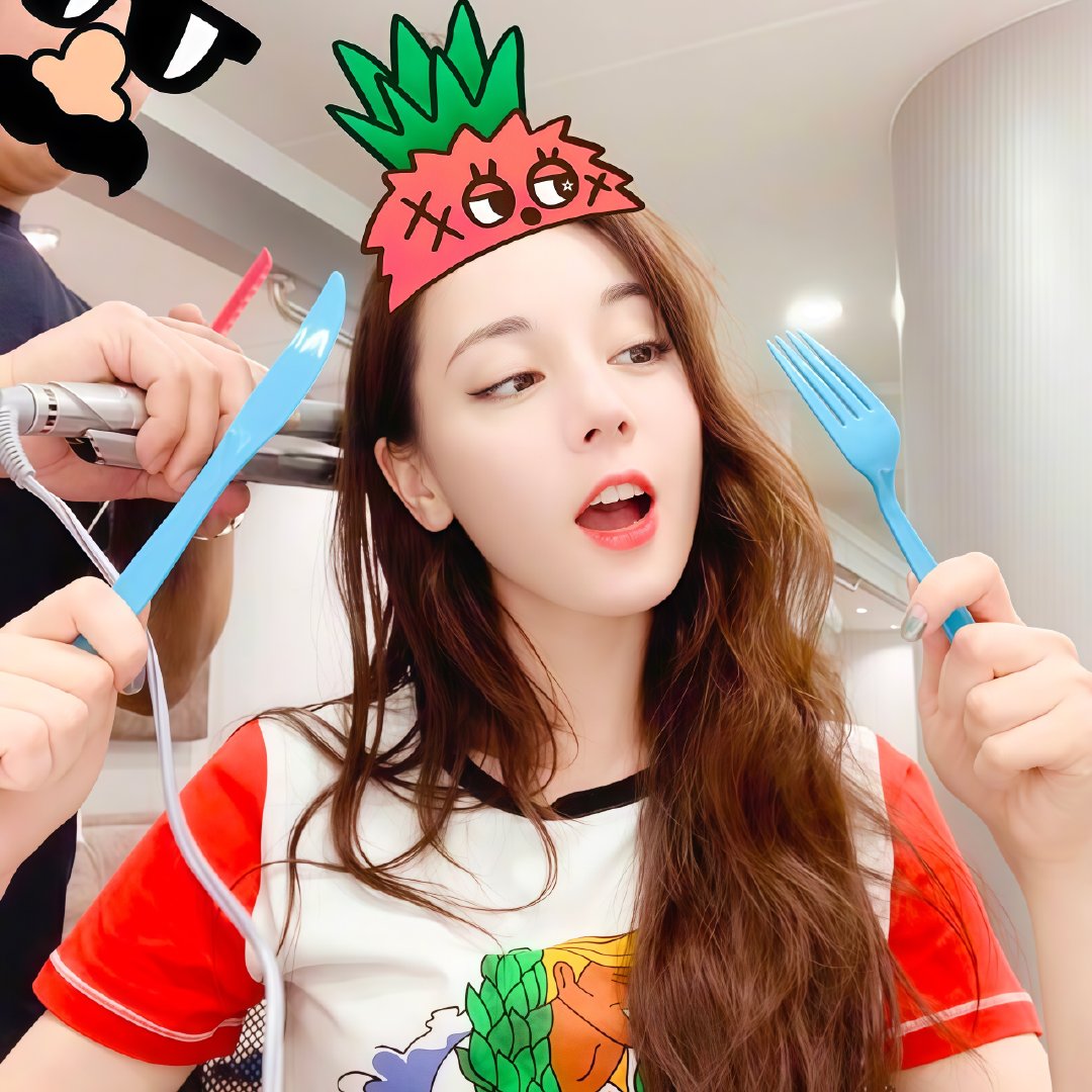 #网图原图分享#适合高饱和头像库章若楠虞书欣迪丽热巴白鹿已修复🍏+🐷+❤️（没🍏＋🐷直接lh