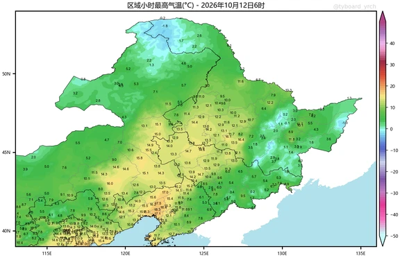冷空气到来前华北还在回暖！华北即将下雨！