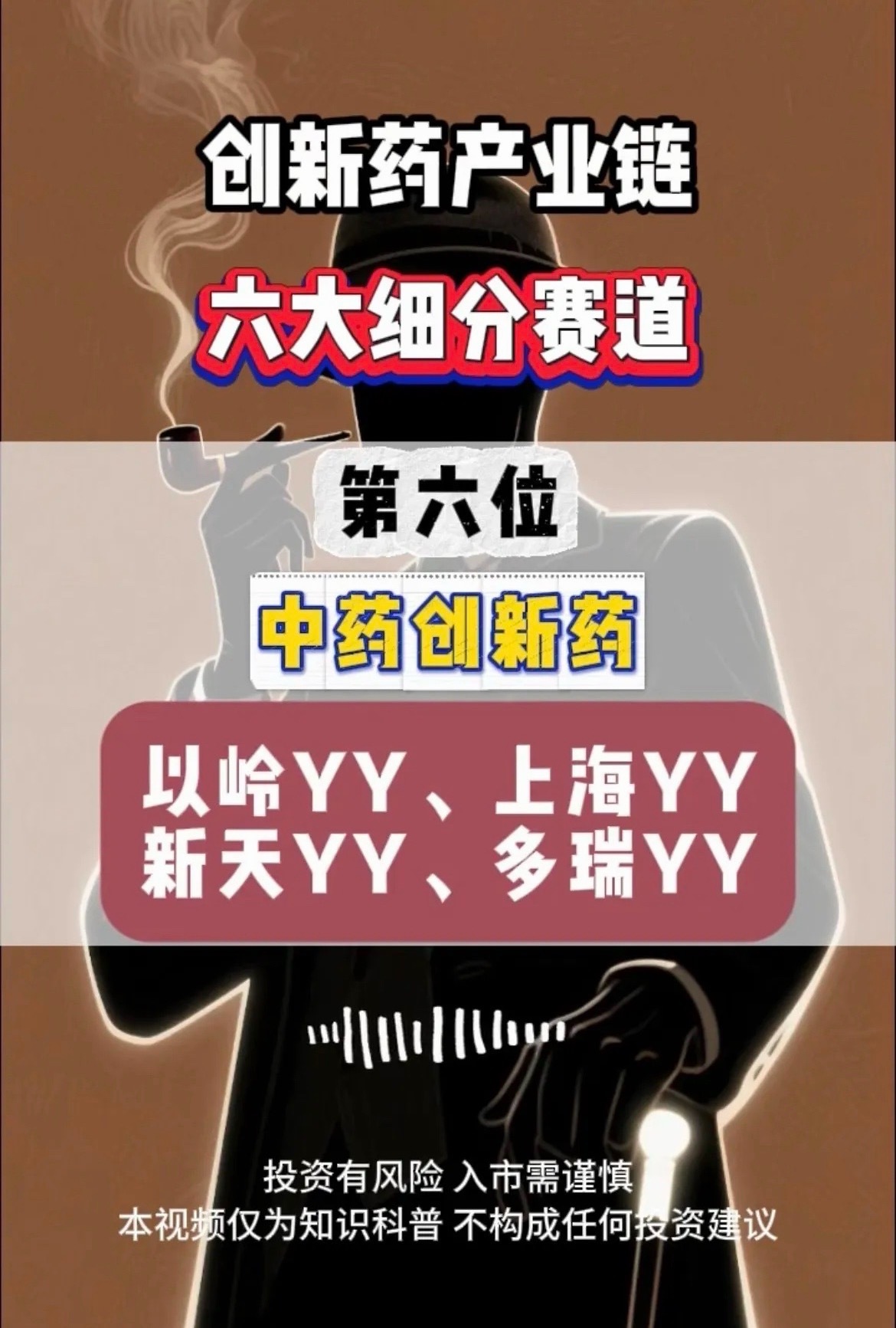 创新药产业链，六大细分赛道梳理​​​