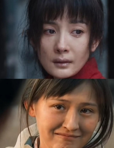 杨幂演农村戏有点不对劲。一开始以为是她演技有问题，后来才发现，她和热依扎比，