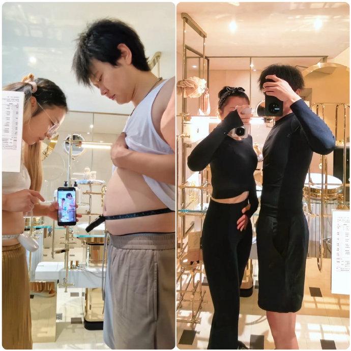 鹤堂夫妇最新合影被晒，小肚子明显没了，用AI编程序制作私人减肥APP！德云社孟鹤