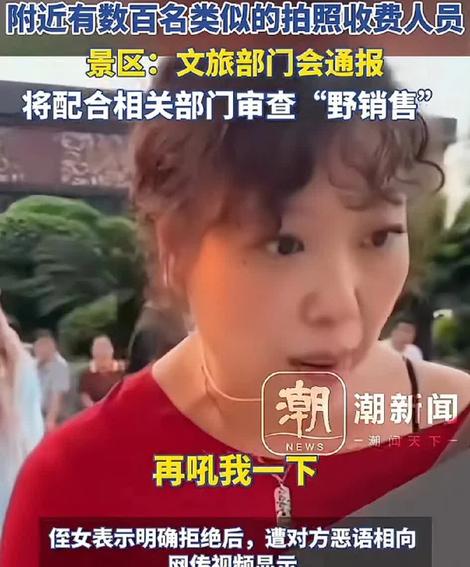 不仅是她要火了，是重庆各个打卡点的这种拍照的人要失业了！重庆洪崖洞一游客