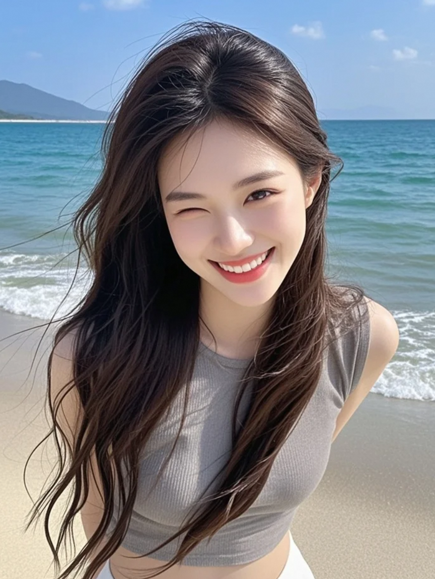 穿着短裙，在海风中寻找遗失的美好。