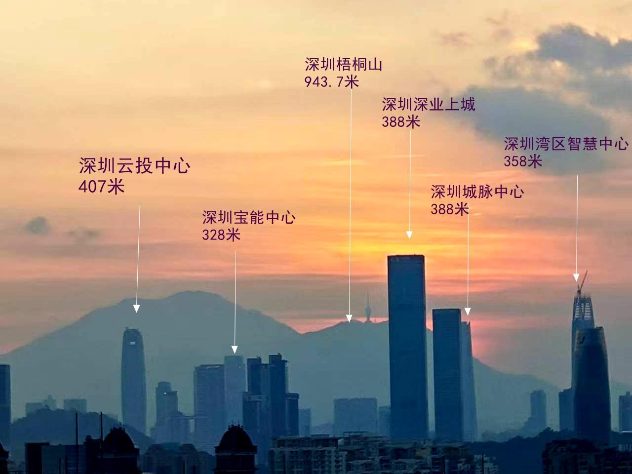 APEC之城深圳清晨6:10的风光，一个180度的镜头，拍到了深圳的最高峰，也拍