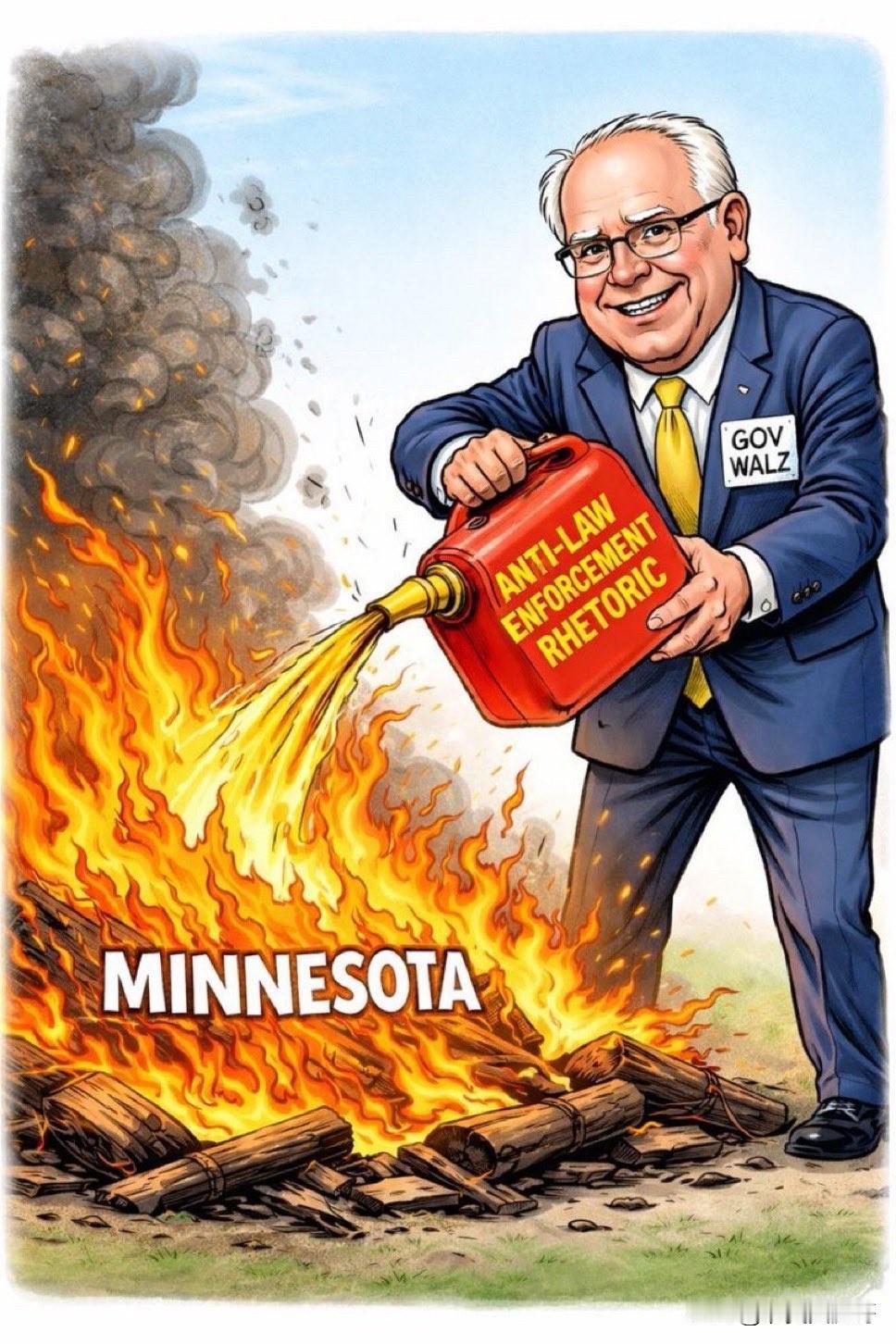 突发！明州州长与特朗普谈妥了在美国移民政策引发的紧张局势持续升级之