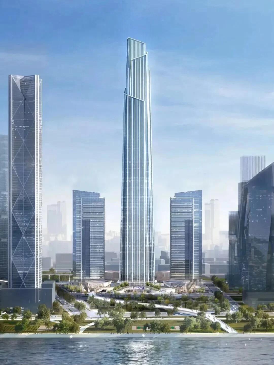 周大福金融中心疑似停工！武汉二七滨江豪宅板块陷入争议近日，武汉周大福金融中心停