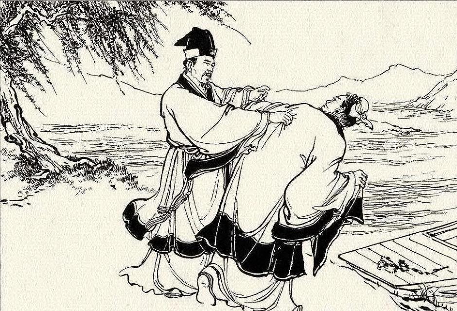 庞统给曹操献了连环计，回到船上，心中得意：曹操啊，曹操，你的八十三万大军很快就会