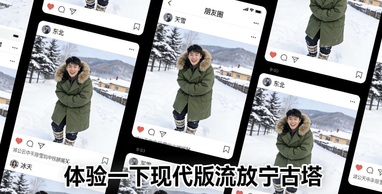 最近朋友圈的画风有点不对劲。一刷屏，不是三亚碧海蓝天，不是川西雪山草原，而是