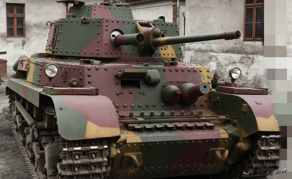 可能大家对第二次世界大战时期布拉格军事工业开发的“图兰”坦克并不熟悉，简单的说，