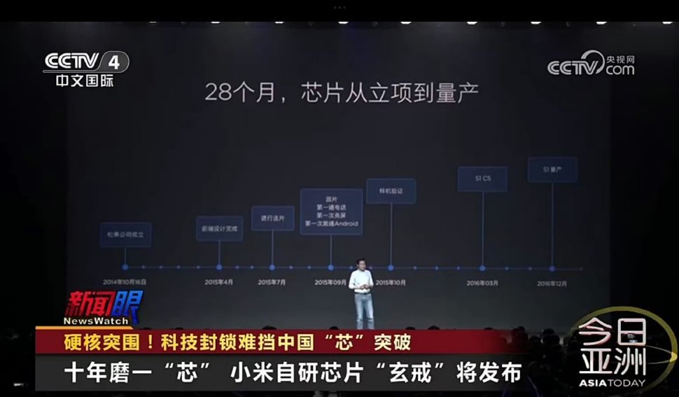 cctv4对玄戒的报道，评价是“硬核突破”雷军发布会后发文致谢​​​