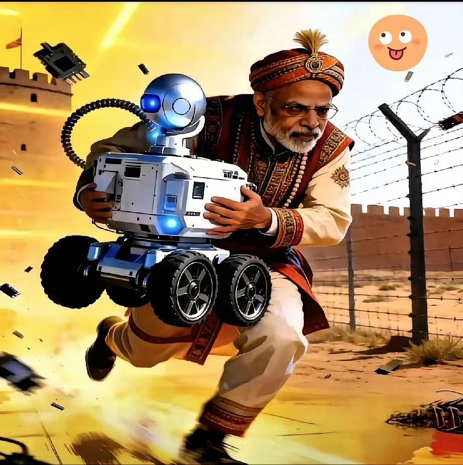 印度人意淫要抱走中国边境的边防站岗机器人。边防机器人普遍200公斤重你抱得走？