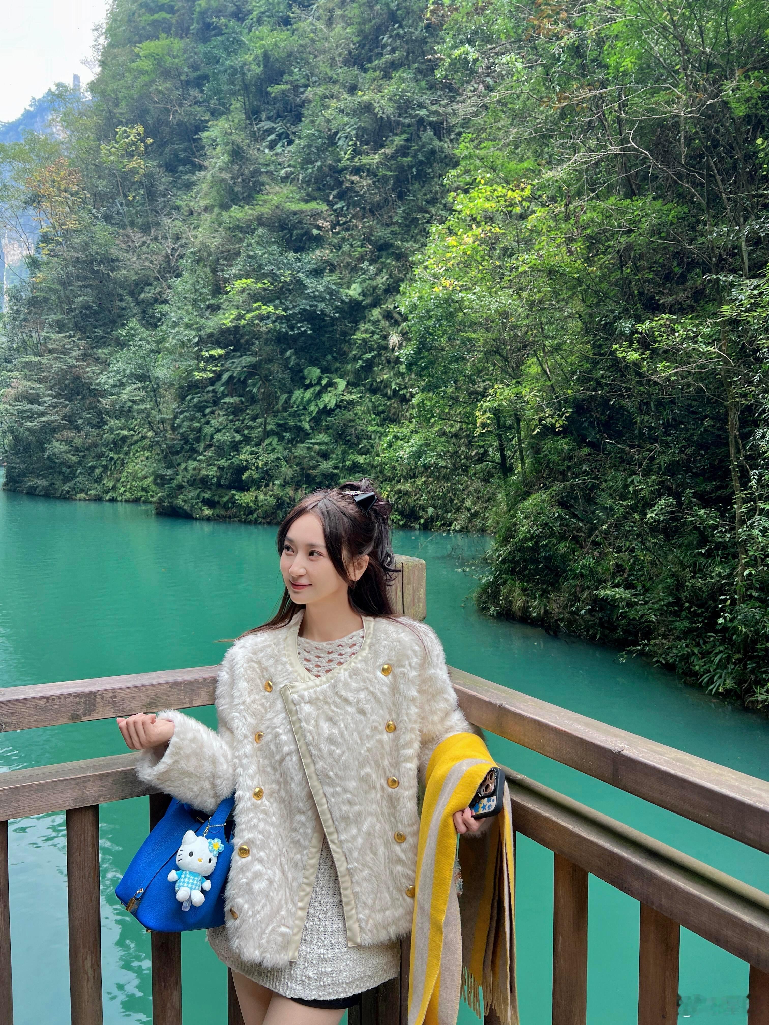 陈梦希⛰️张家界旅游丝袜穿搭​​​