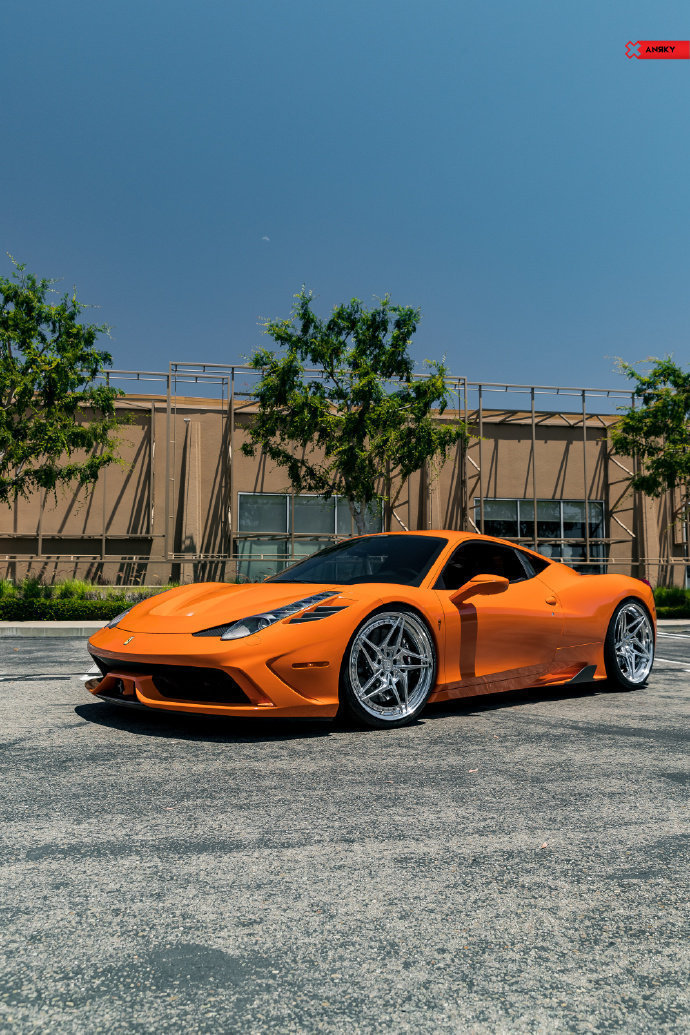 我与汽车的日常法拉利真的很洋气啊，这颜色爱了爱了！