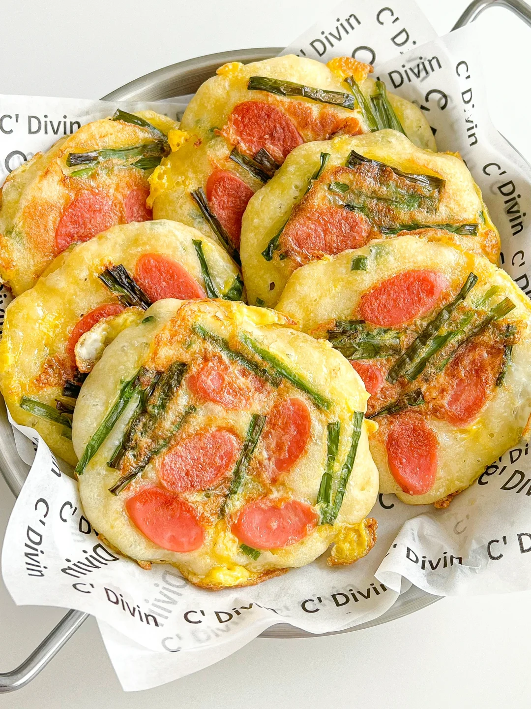 孩子吃不够的火腿发面饼！免揉面 真的巨好吃