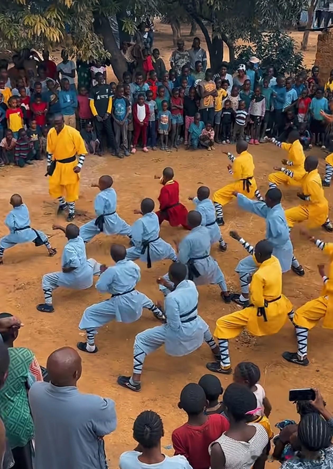 非洲少林寺人气炸裂！相比我们推了那么久的孔子学院，可以说更受欢迎，如果说功夫是“