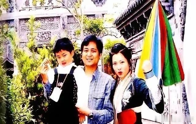 何赛飞婚后十年才生下独子何啸风。说起这个儿子啊，最让粉丝津津乐道的还得是他的颜