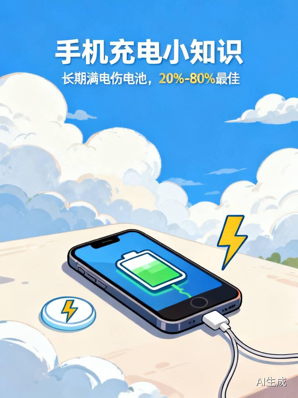 原来手机次次充到100%真的伤电池！我以前就是每晚都把手机插上充电，直接充满到1