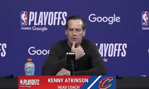 NBA季后赛东部首轮天王山之战骑士（3）125-120（2）战胜猛龙。赛后骑士