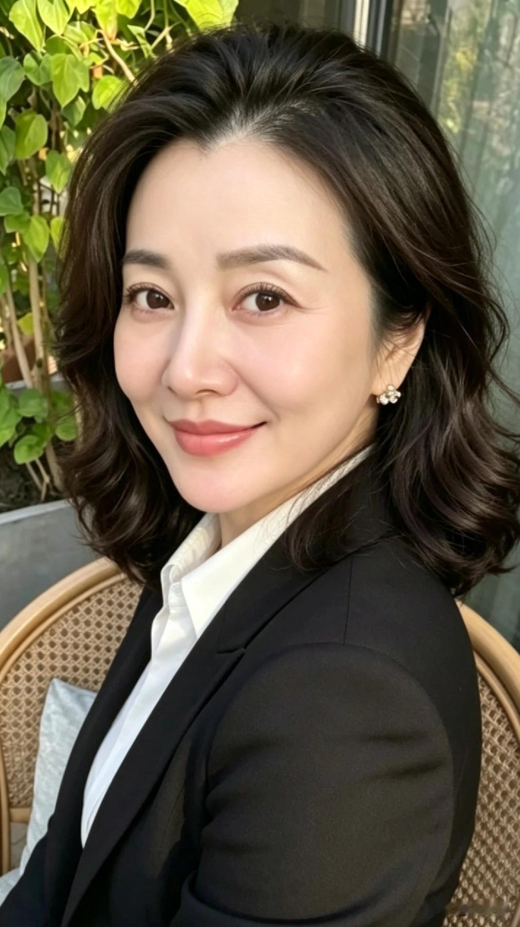 四十岁的我，在职场里，更喜欢干练的风格。