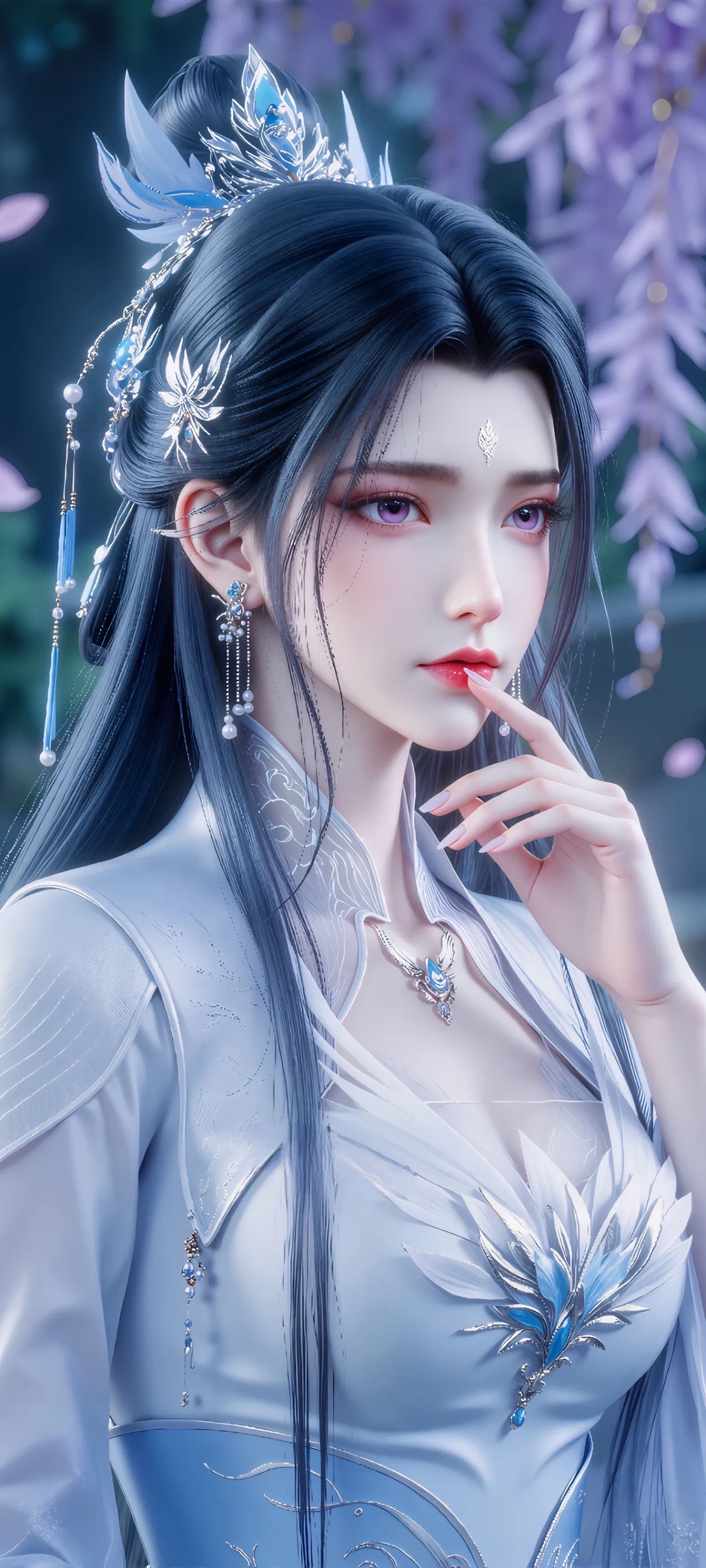 诛仙陆雪琪【精美壁纸】手指头放嘴边，太撩人了！国产动漫​​​