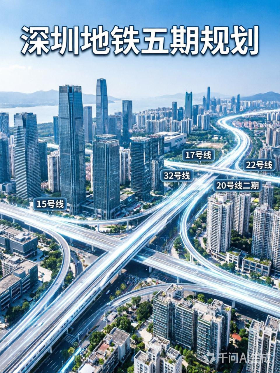 大手笔！深圳多条新地铁提上日程，这些片区出行要大变样大家好，我平时就爱关注