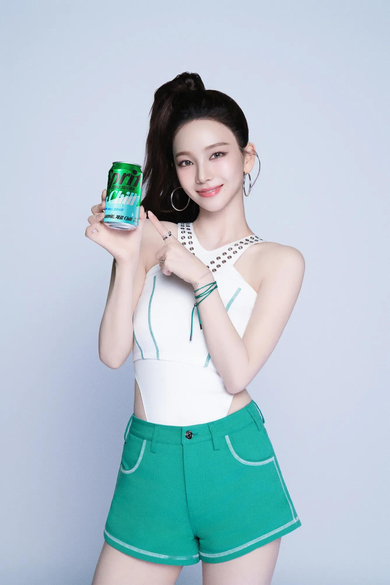 柳智敏|2025雪碧Sprite宣传图part2高马尾的神！🧊柳智敏