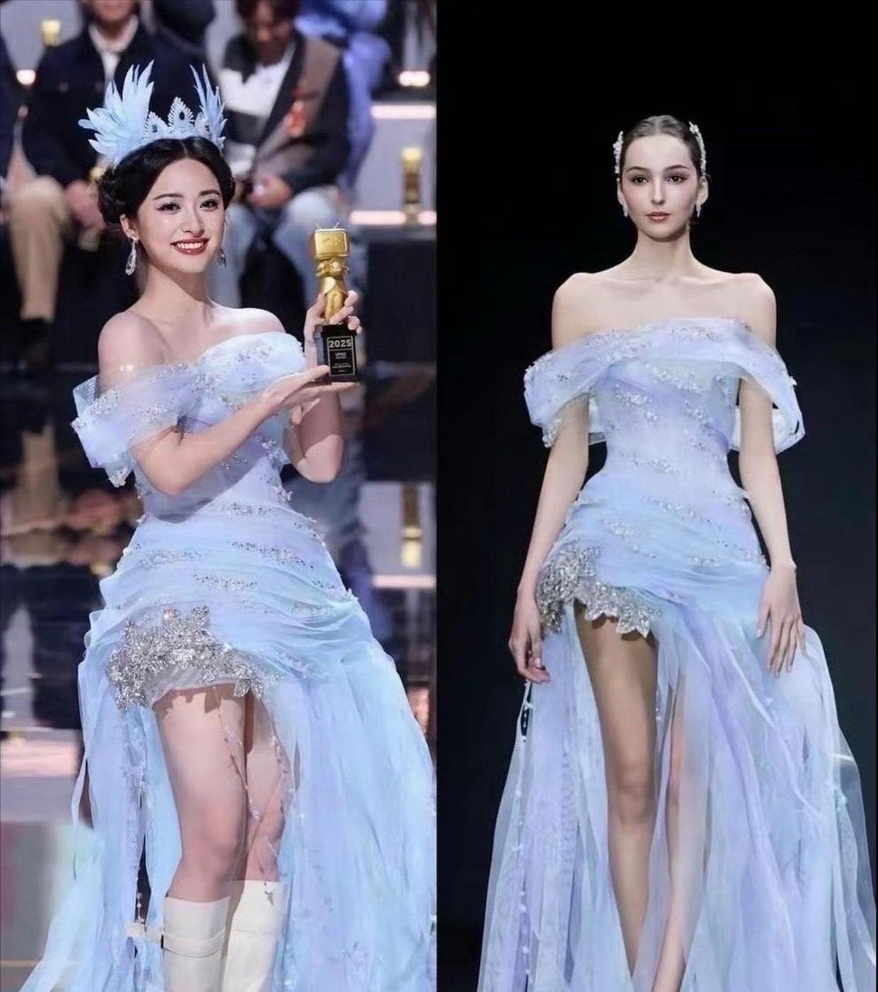 沈月应该只输在了身高上，其它一点都不差