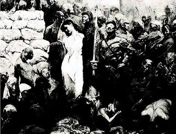 1937年，在鹤立镇日本宪兵队的电线杆上绑着一个美丽的女人，日军对她实施了惨无人