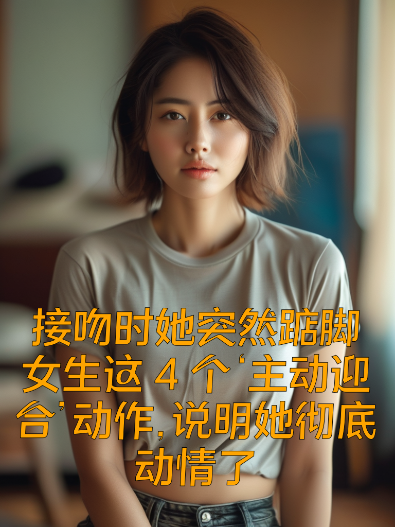 接吻时她突然踮脚？女生这4个‘主动迎合’动作，说明她彻底动情了