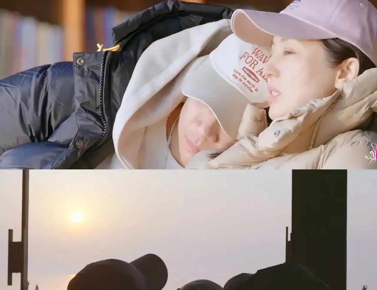 张维伊我愿称他为“最强”原因很简单就凭他靠着董璇的肩膀上，深情款