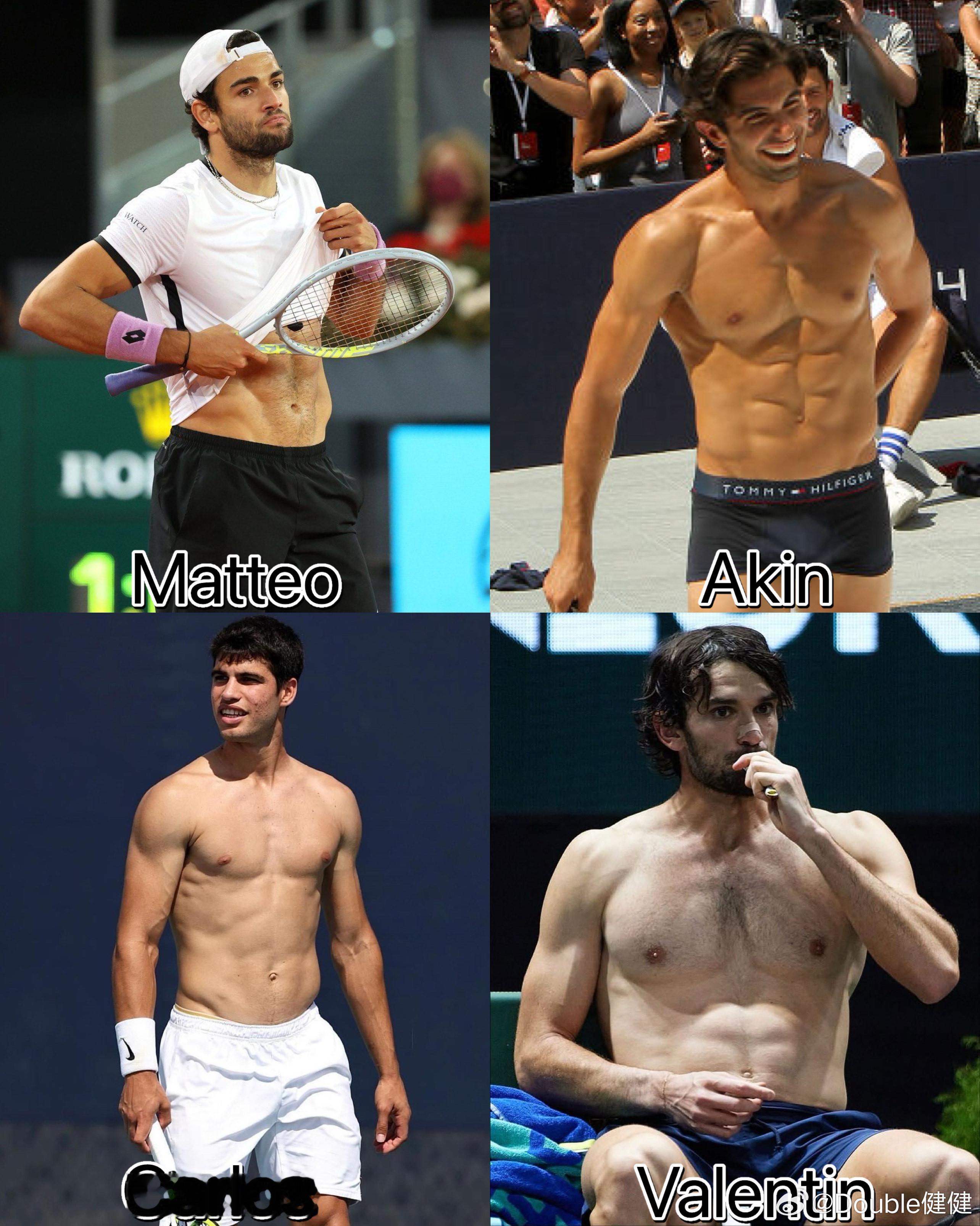 以下四位网球帅哥，你们pick谁？热点现场