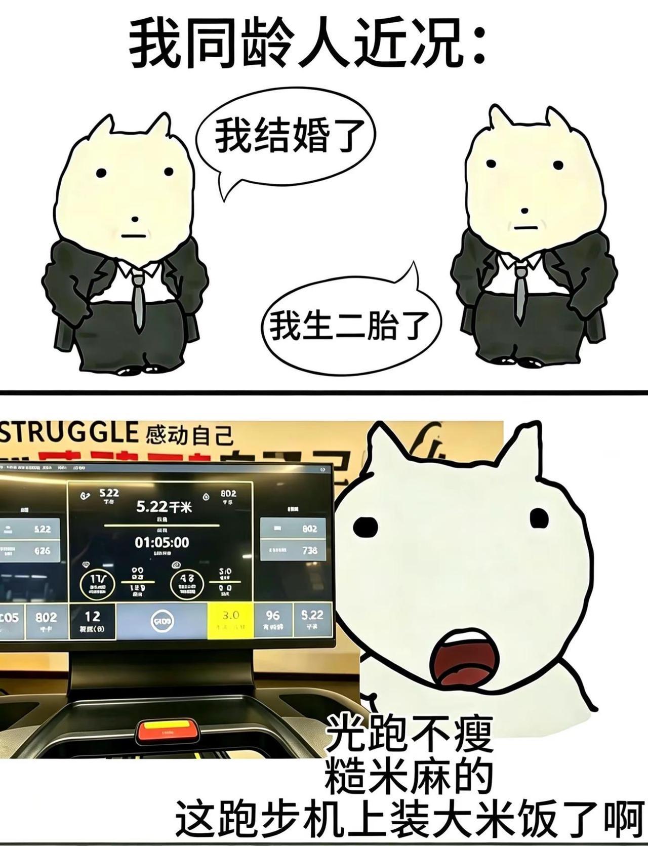 真有大米饭嘛？？？跑步机的爱恨情仇