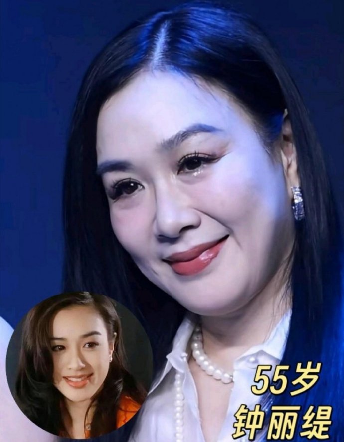 55岁钟丽缇这僵硬脸涂大红唇好吓人，姐是靠选美比赛出来的，怎么现在成这样了？​