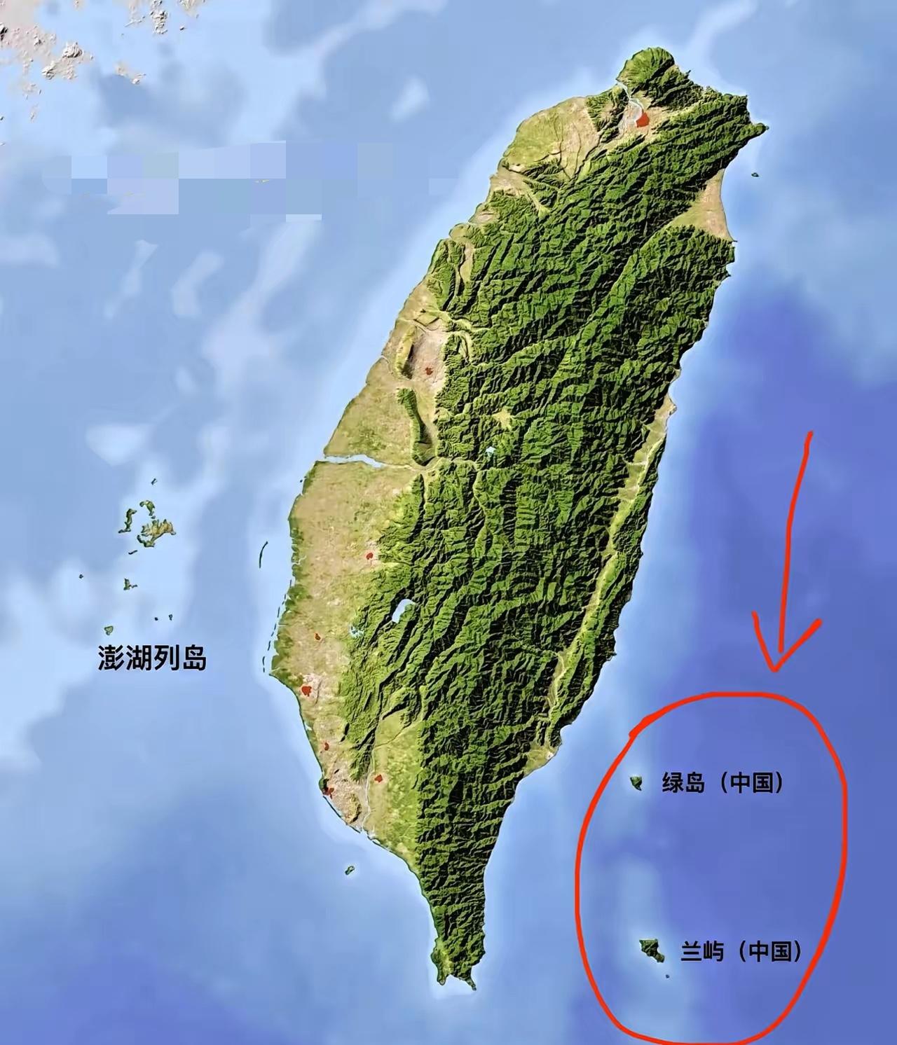 在中国台湾岛东南方向的海域上，有两座面积颇为可观的天然岛屿，分别名为绿岛和兰屿。