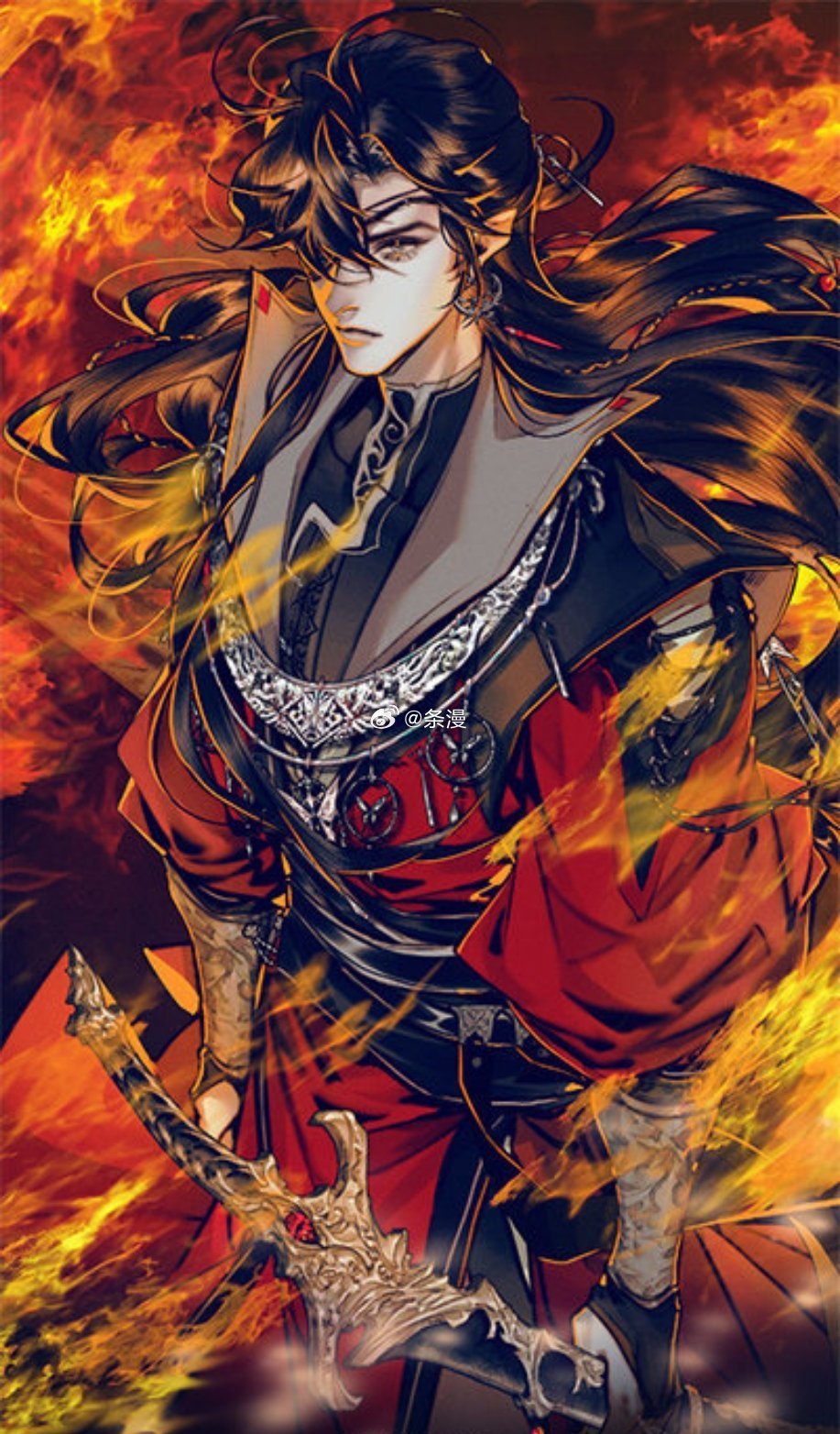 天官赐福动画天官赐福漫画啊啊啊我花好帅啊！！画师：STARember