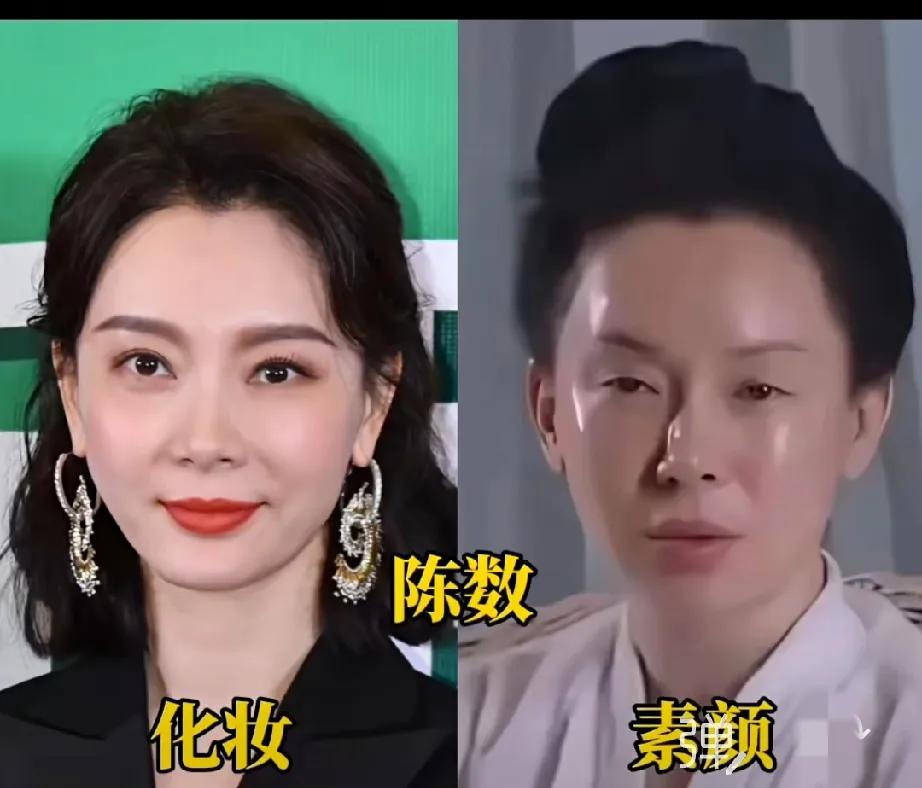 刘涛的素颜。张柏芝的素颜。那英的素颜。陈数的素颜。高圆圆的素颜。刘涛敢