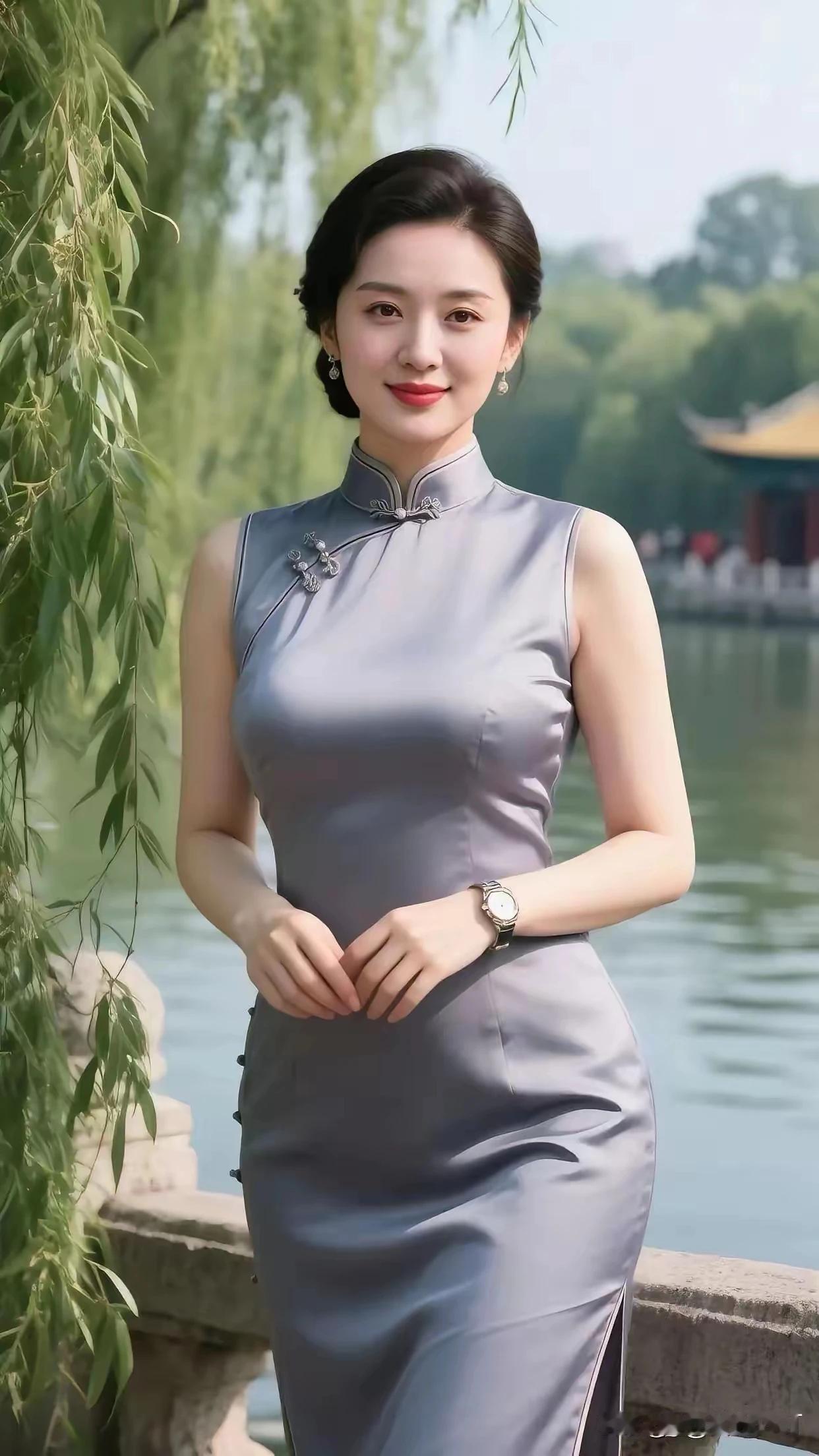 上联：微风漫拂堤边柳下联：宛若佳丽舞霓裳