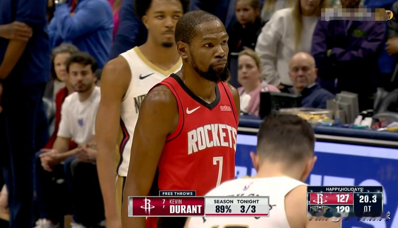 火箭当家球星杜兰特真是伪巨星，他的带队能力真是太糟糕了！今天火箭在客场以128：