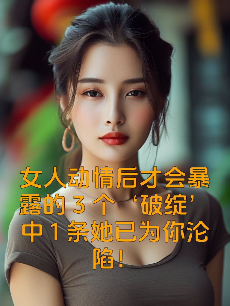 女人动情后才会暴露的3个‘破绽’，中1条她已为你沦陷！