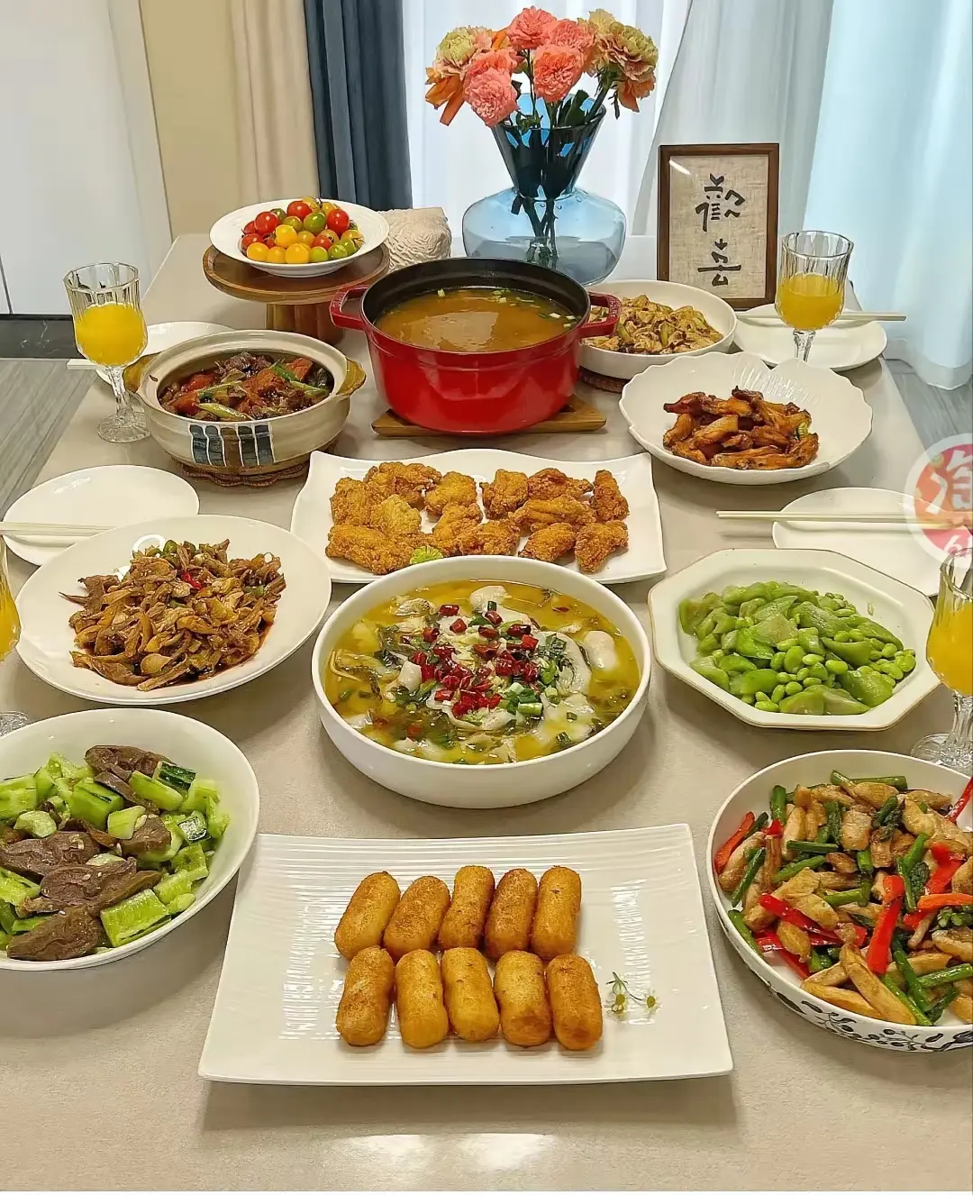 家常便饭，温暖相伴，家的味道。