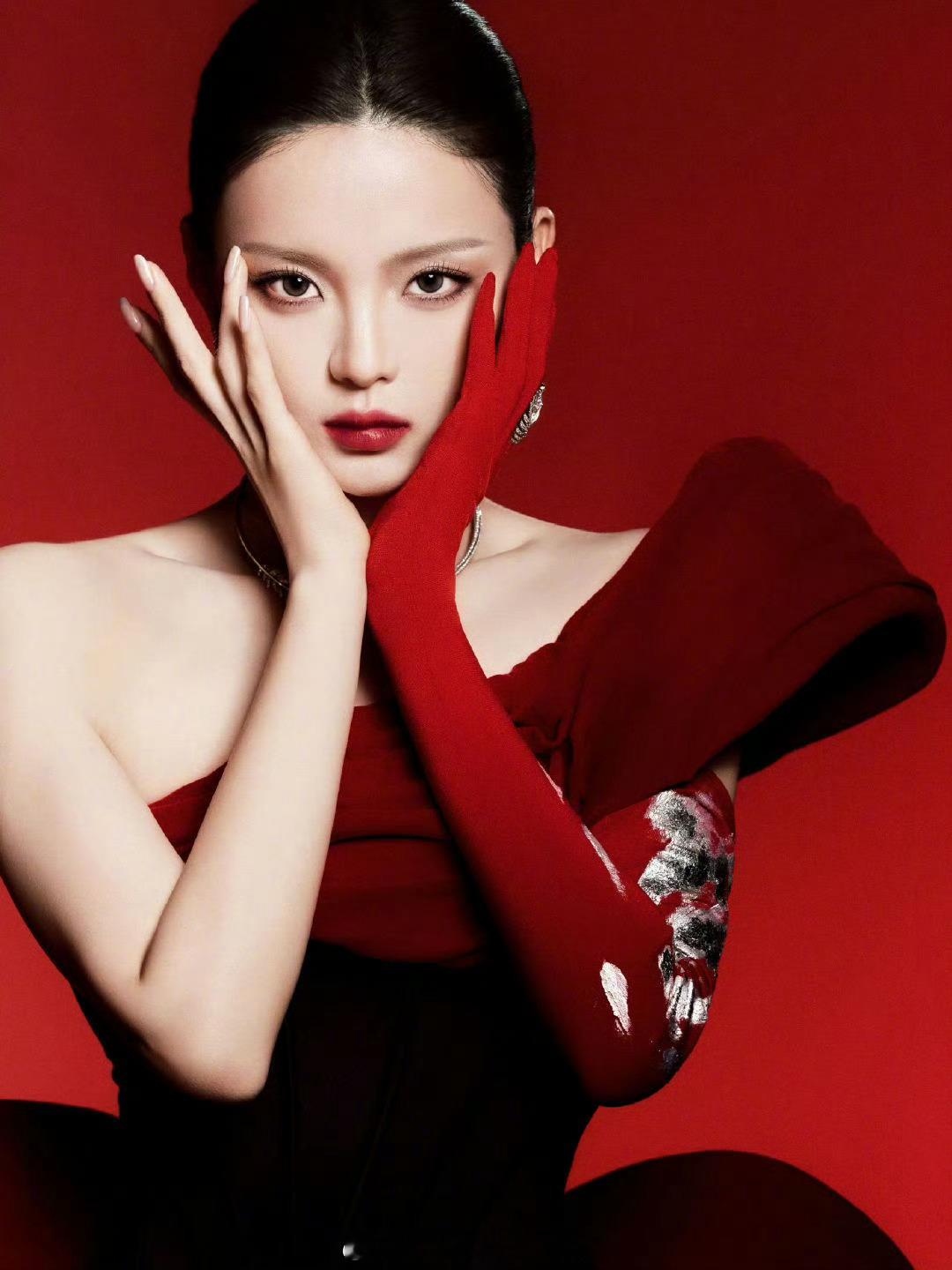 微博视界大会女星造型图🈶，杨超越，沈月，王玉雯，陈瑶杨超越这组简直时尚杂志大刊