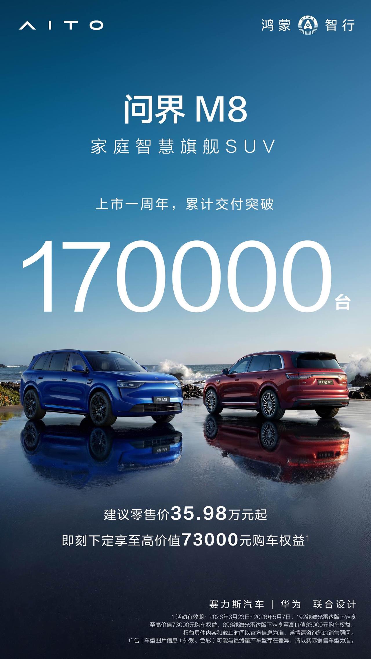 时间过的太快了，问界M8已经上市一周年了，得益于消费者的大力支持，问界M8已经累