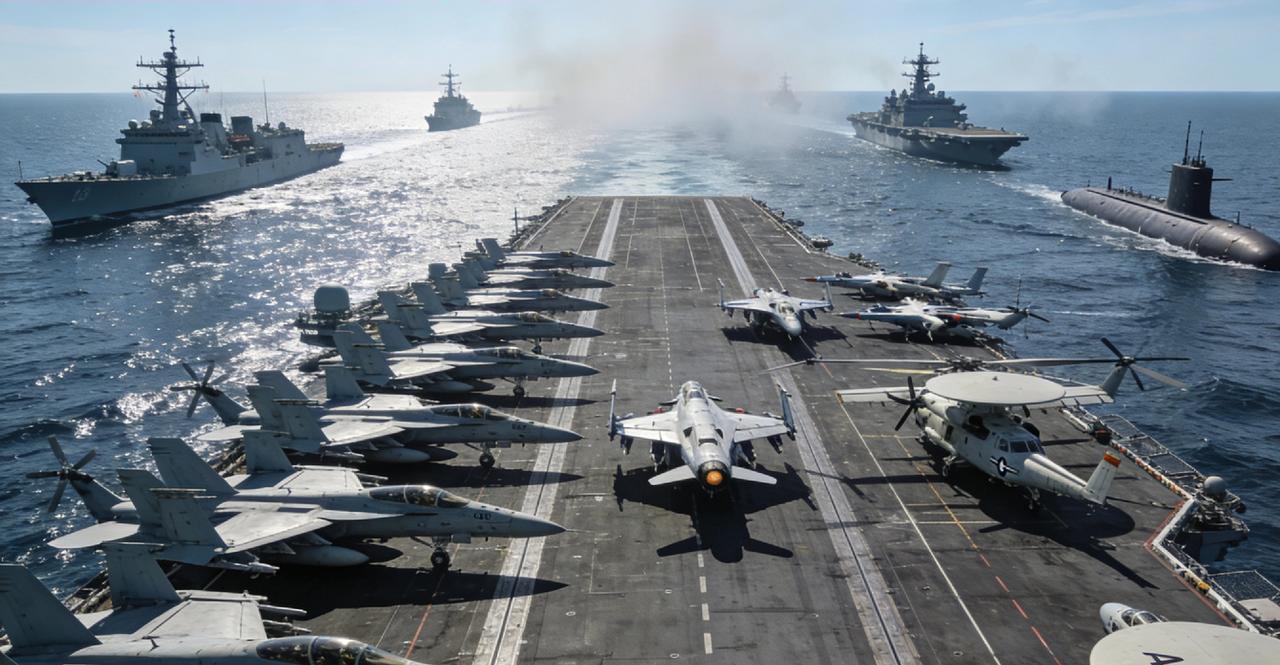 美第三个航母打击群准备部署至中东当地时间3月6日，据央视新闻消息，美国海军