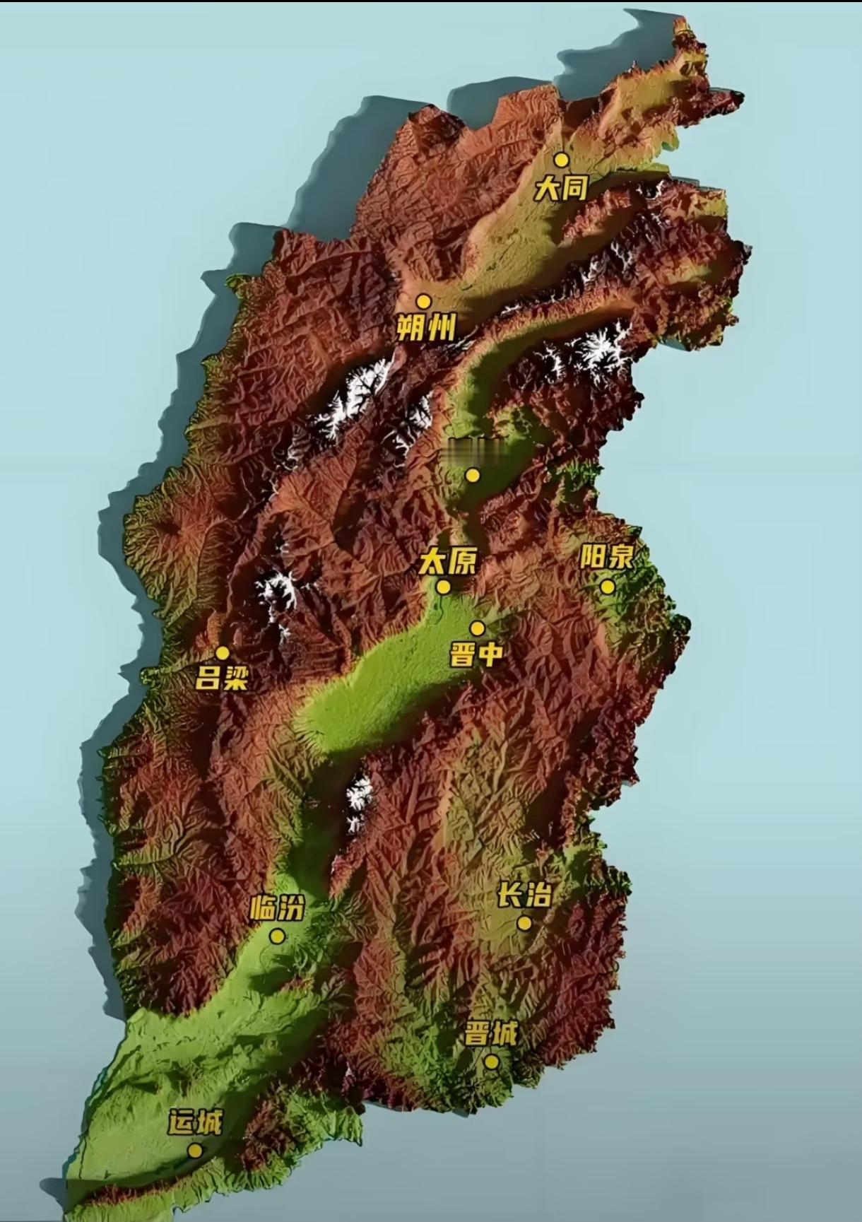 山西被称“华北水塔”，听着不缺水。实则是重度缺水区，多年平均降水仅508.8mm